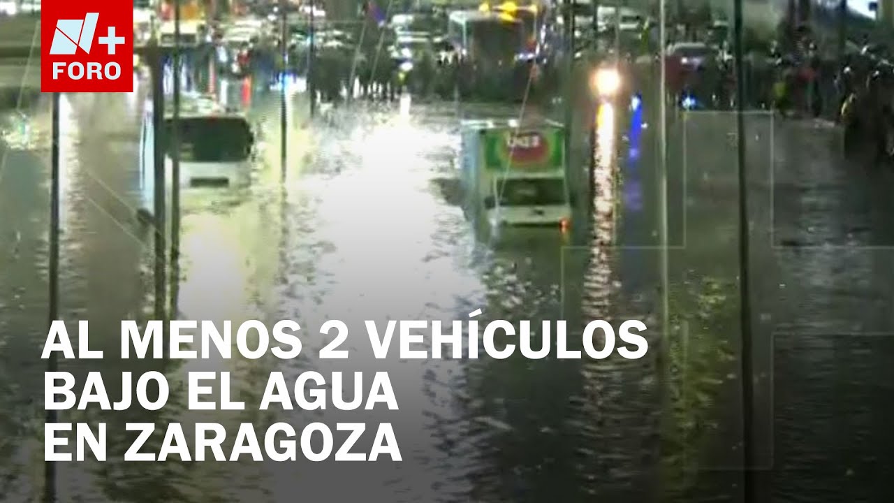Inundación en Ignacio Zaragoza sumerge vehículos y complica movilidad tras lluvias
