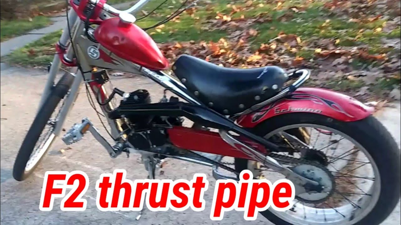 Schwinn OCC Stingray: motorized bike project part 4, rear wheel bearing and new F2 thrust pipe