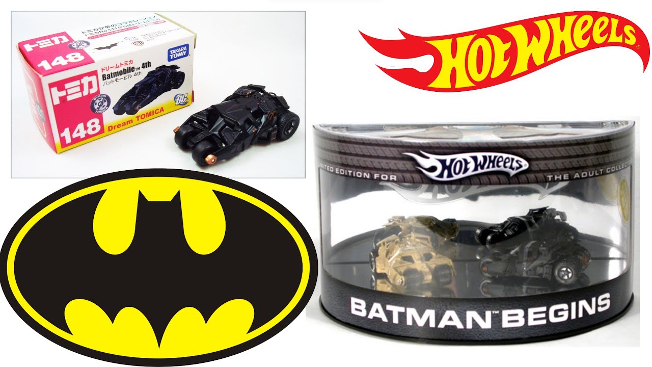 HOT WHEELS PREMIUM TUMBLER BATMOBILES