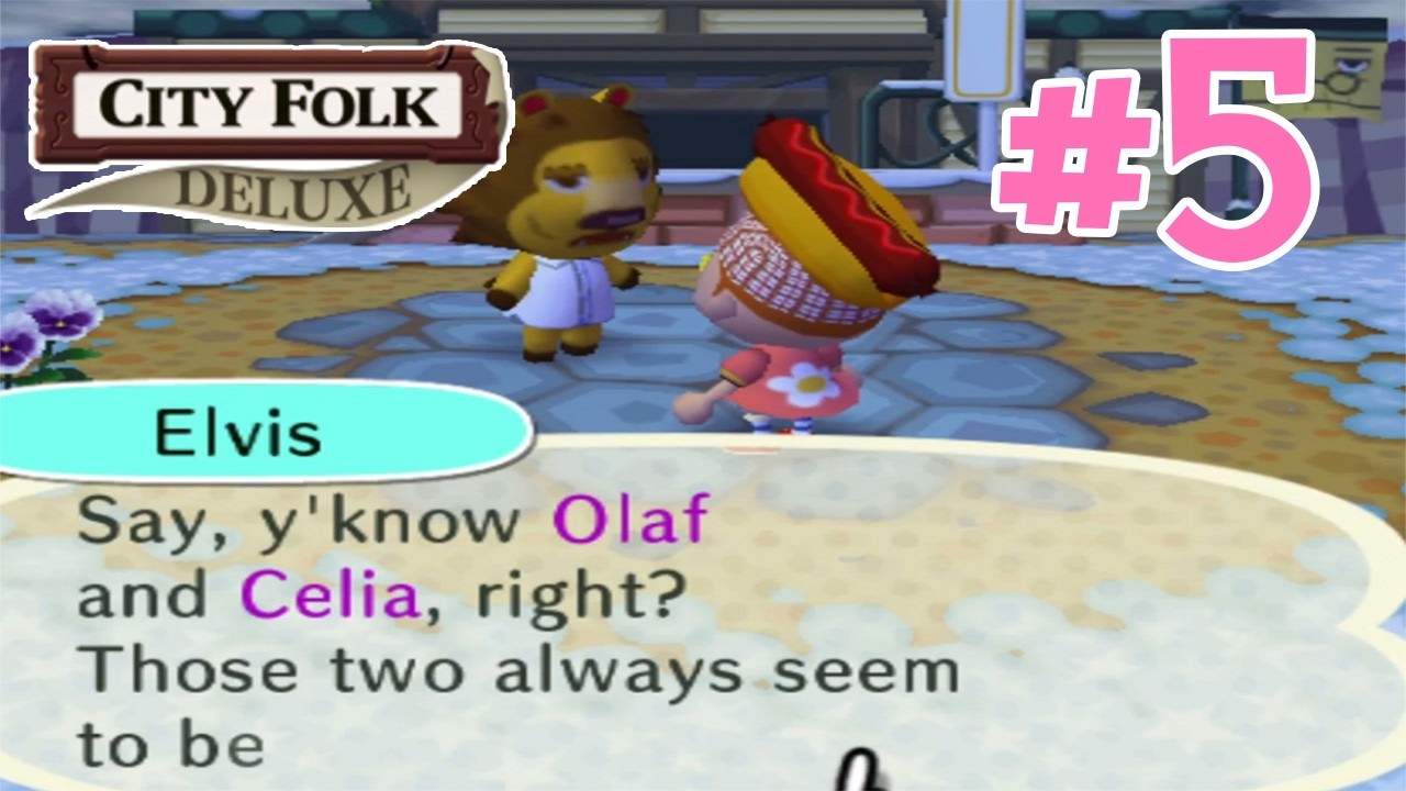 Elvis is the towns GOSSIP!! - Animal Crossing City Folk Deluxe #5