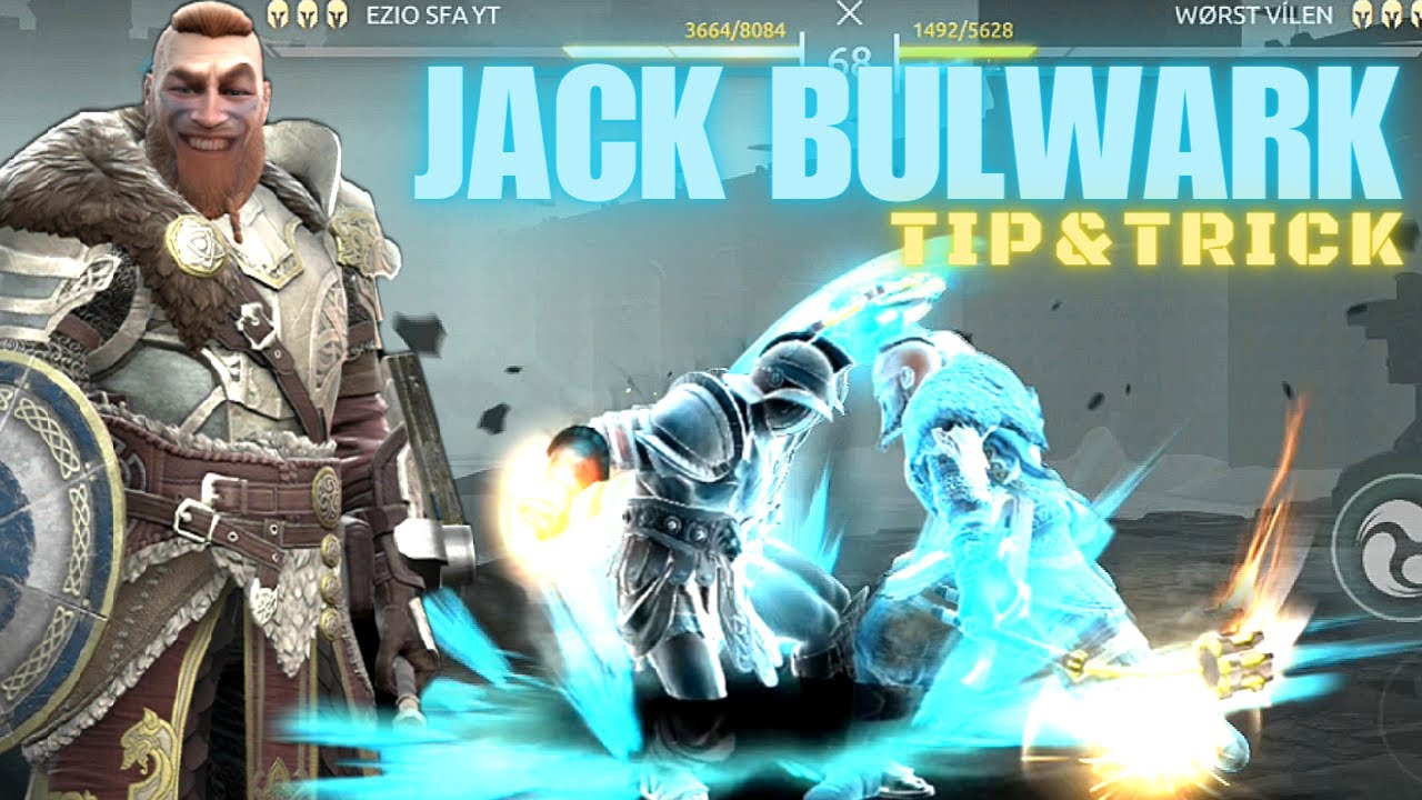 How to Use Psycho Bulwark effectively in Shadow Fight 4 Arena | Shadow Fight 4 Jack Bulwark | SFA