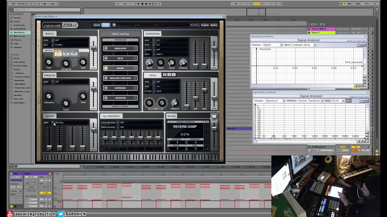 Cakewalk Z3TA+2 Tutorial 06 - The Effects Section