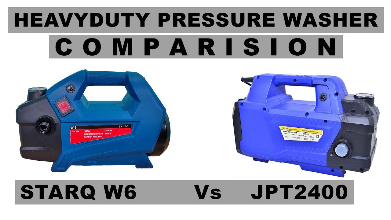 StarQ W6 Vs JPT 2400w | Battle of the heavy-duty pressure washers