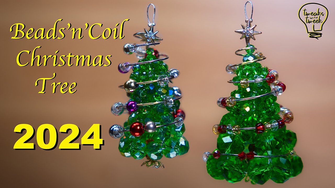 Make a DIY Beads’n’Coil Christmas Tree Ornament for 2024!