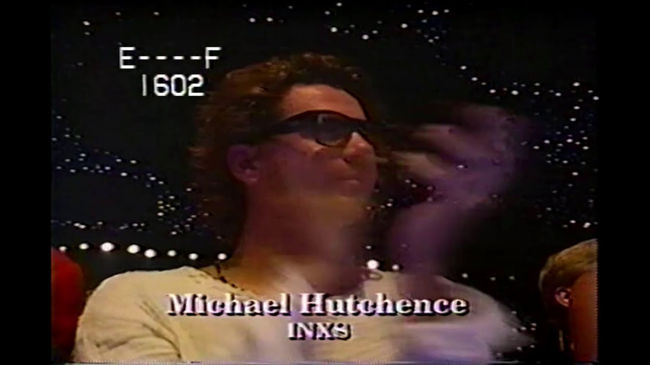 Michael Hutchence of INXS at the World Music Awards in 1994