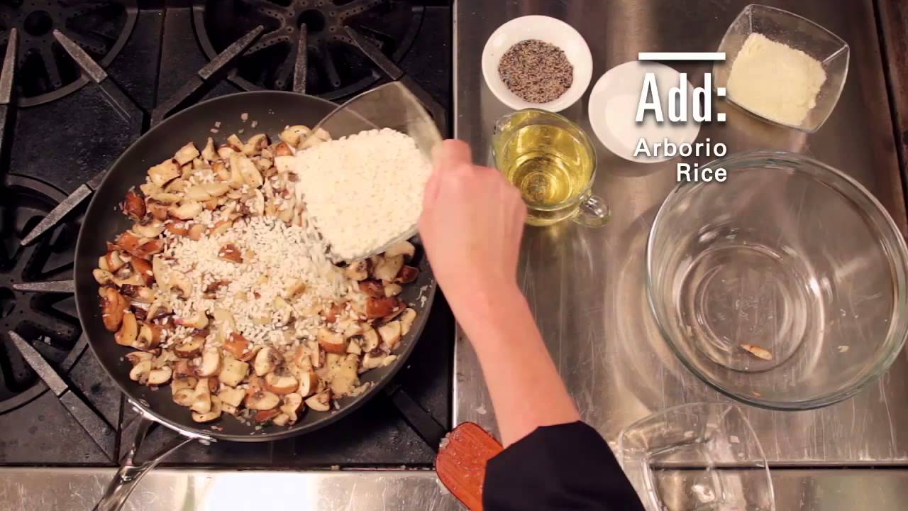 90 Second Wild Mushroom Risotto