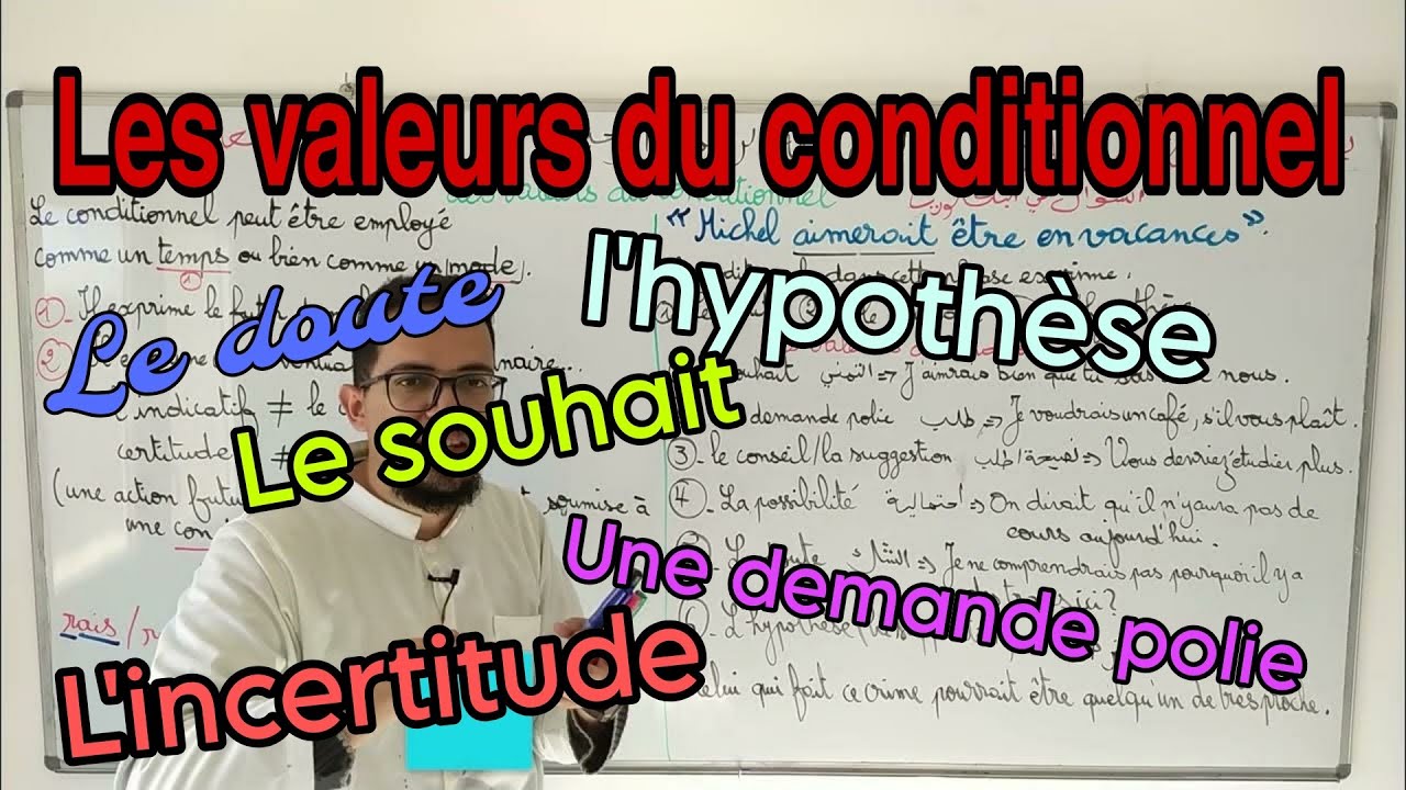 Les valeurs du conditionnel BAC 2024 | درس مهم جدا