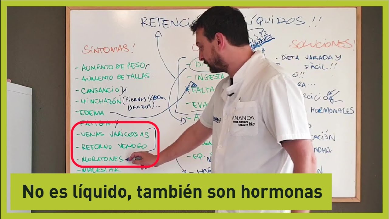 NO has subido de peso😮, es RETENCIÓN de LÍQUIDOS ✅(¡¡HORMONAS!!) | Terapias naturales - AnandaBIO
