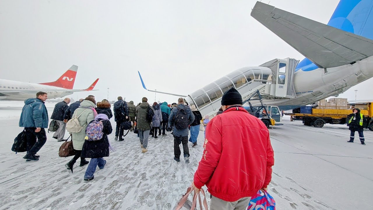 4K St. PETERSBURG Airport Pulkovo Rusia (LED) Аэропорт Пулково Санкт-Петербург 22 Febrero 2026
