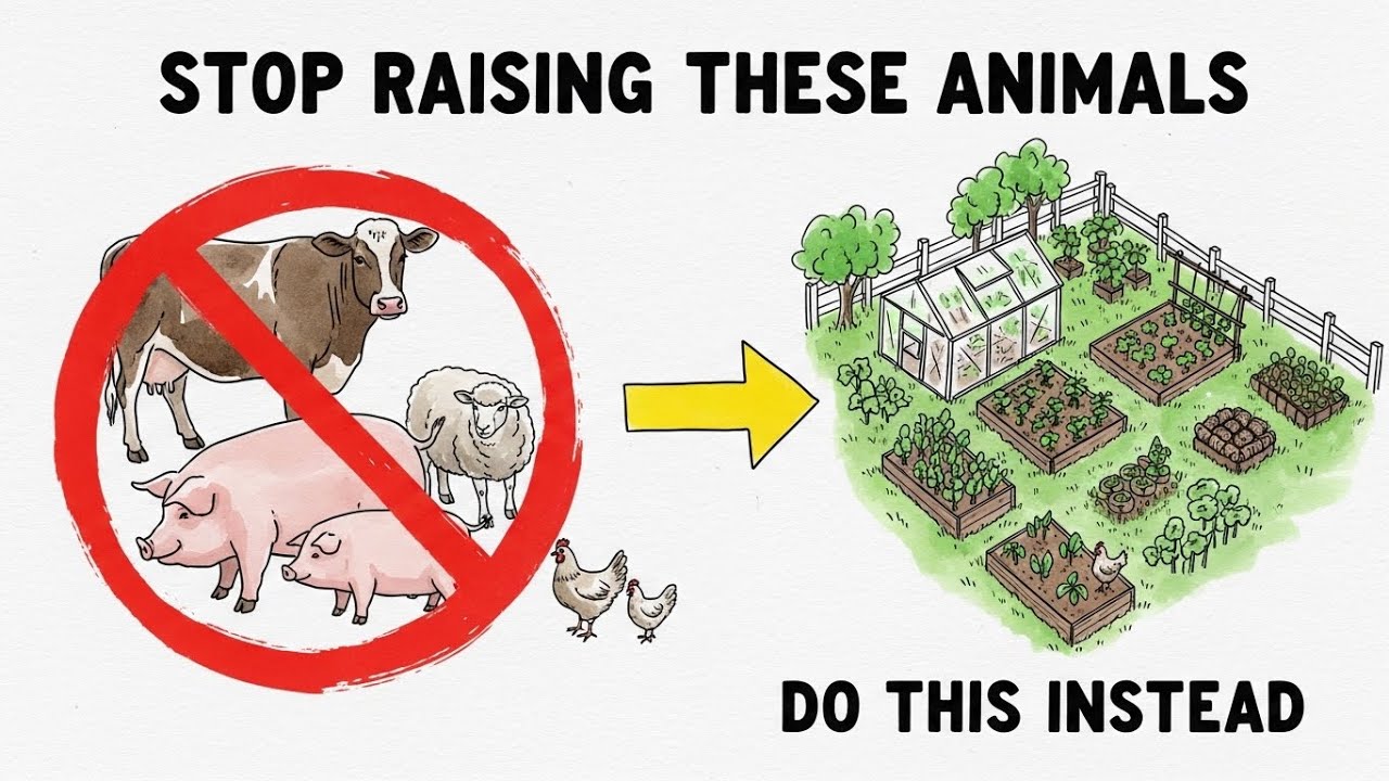 Stop Raising These Common Farm Animals on 1/2 Acre — Do This Instead to Double Your Profit