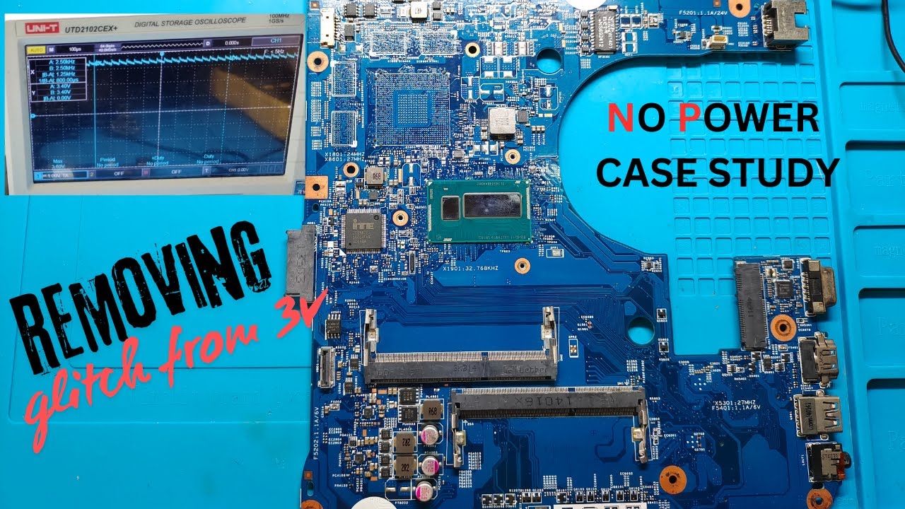 HOW TO REMOVE GLITCH FROM 3V POWER RAIL | NO POWER CASE STUDY | #acer #laptop #motherboardrepair