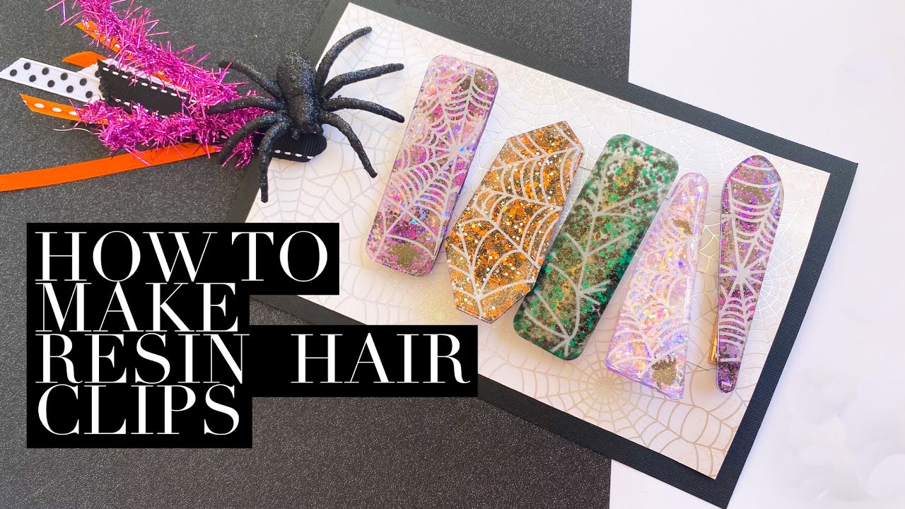 How To Make Resin Epoxy Hair Clips