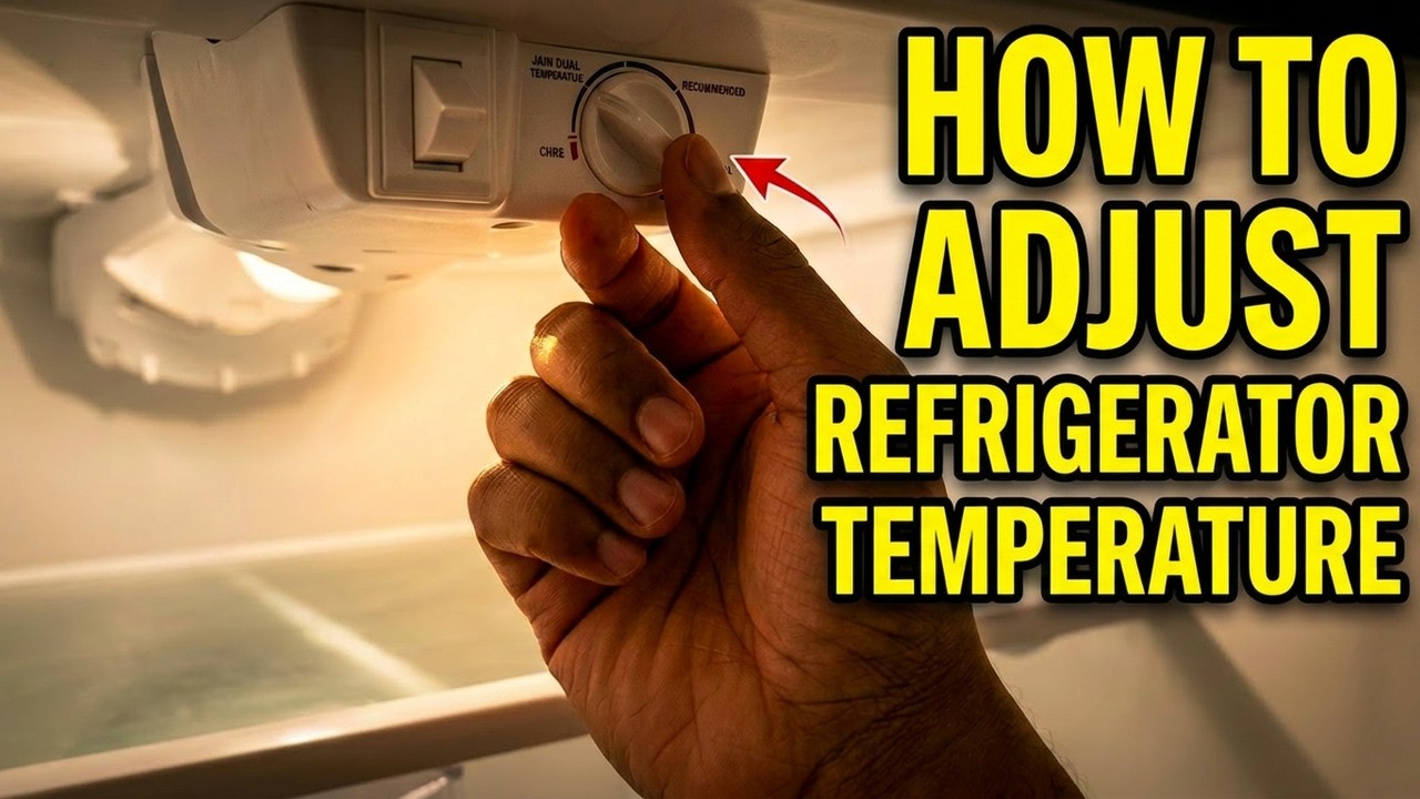 How to Adjust Refrigerator Temperature