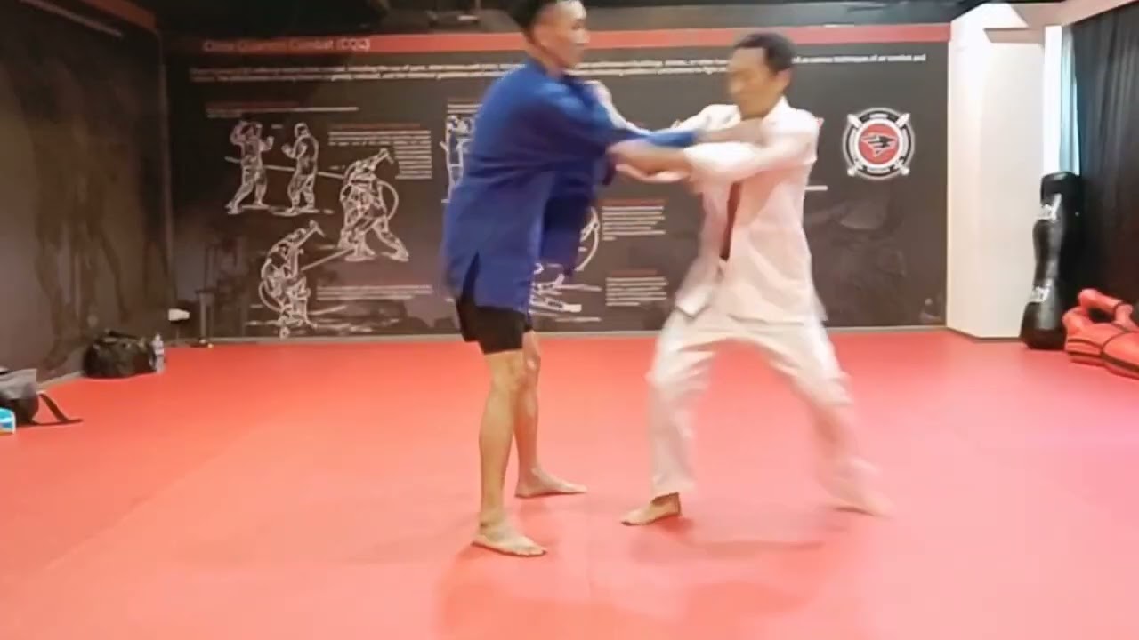 Self-training record of Sambo/Judo basic technique with training partners
