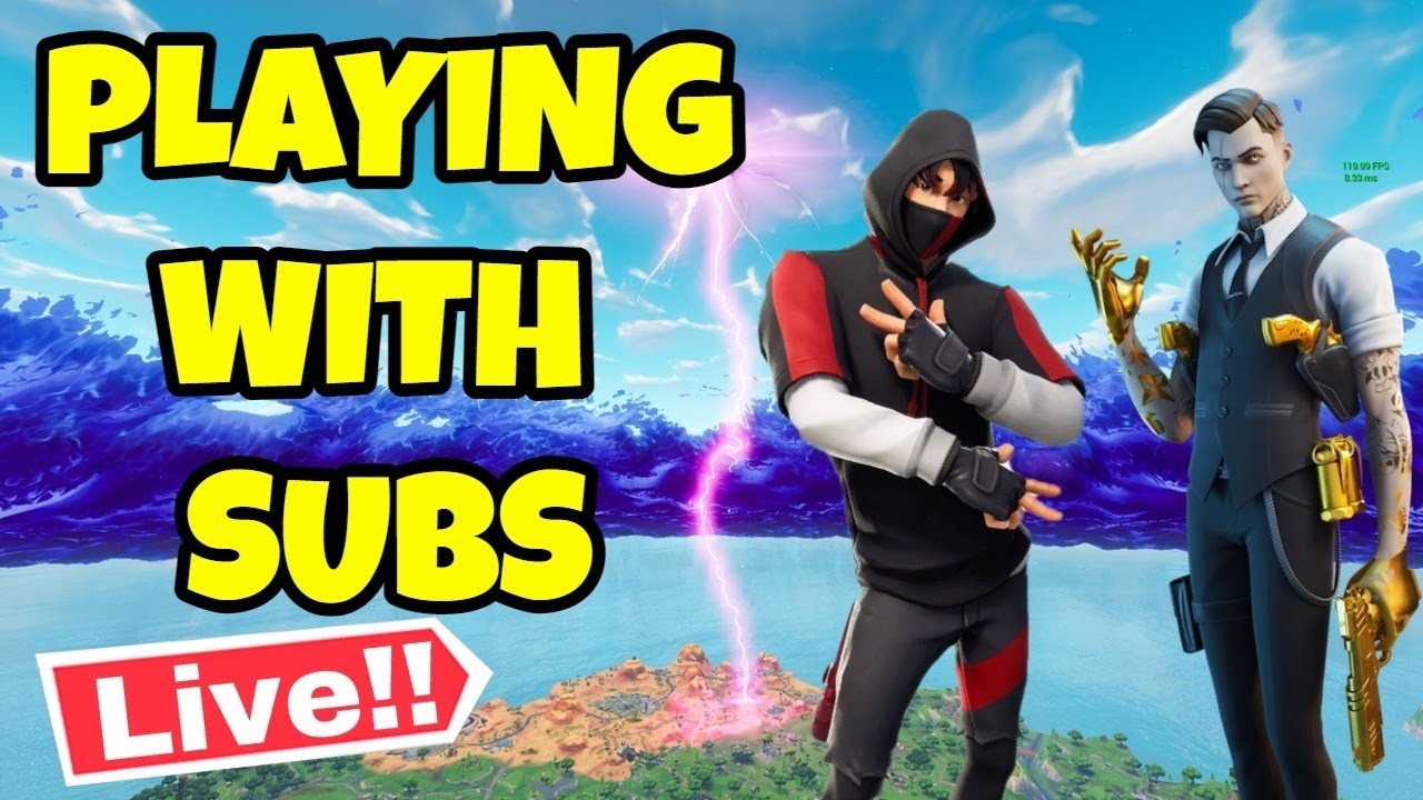 PLAYING FORTNITE WITH VIEWERS [New Update}(: