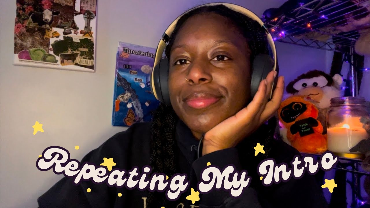 ASMR ~ Repeating my intro {clicky, inaudible, and breathy whispers w/hand movements} 🌙✨