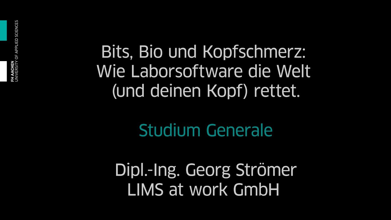 Bits, Bio und Kopfschmerz | Studium für alle | FHAC
