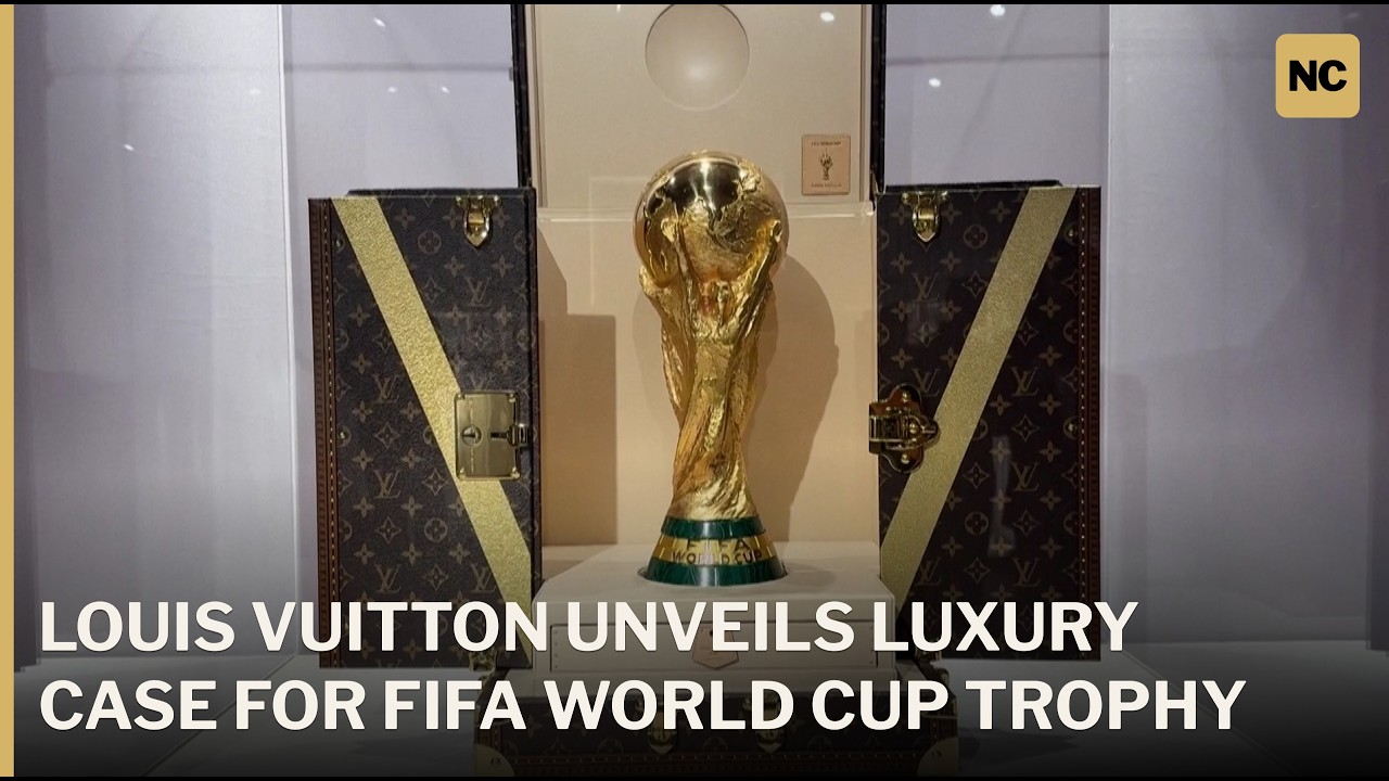 Louis Vuitton Trophy Case Carries the FIFA World Cup Trophy in Ultimate Luxury | AD1P