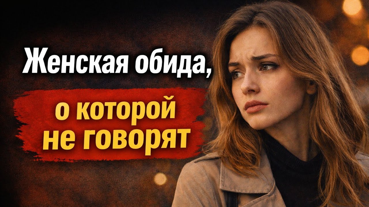 Женская обида, о которой не говорят