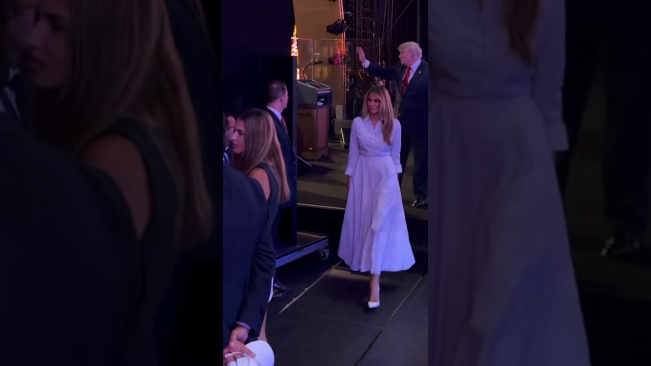 President Donald Trump and First Lady Melania Trump look absolutely elegant at America 250 ✨❤️