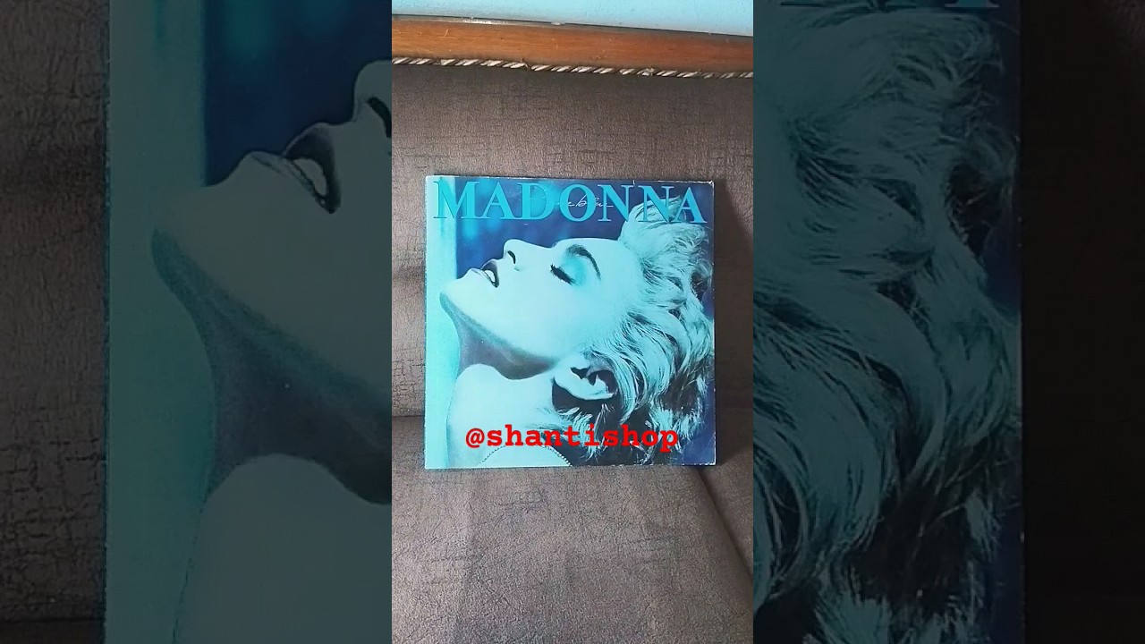 Madonna True blue Vinyl record #madonnatrueblue #vinylrecords #westernmusic #shantishop #lprecords
