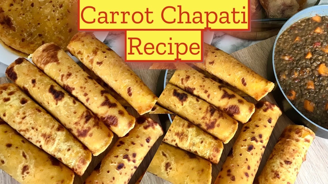 HOW TO MAKE SOFT CARROT CHAPATI ~ CARROT PARATHA ~CHAPATI RECIPE . Soft yummy chapati