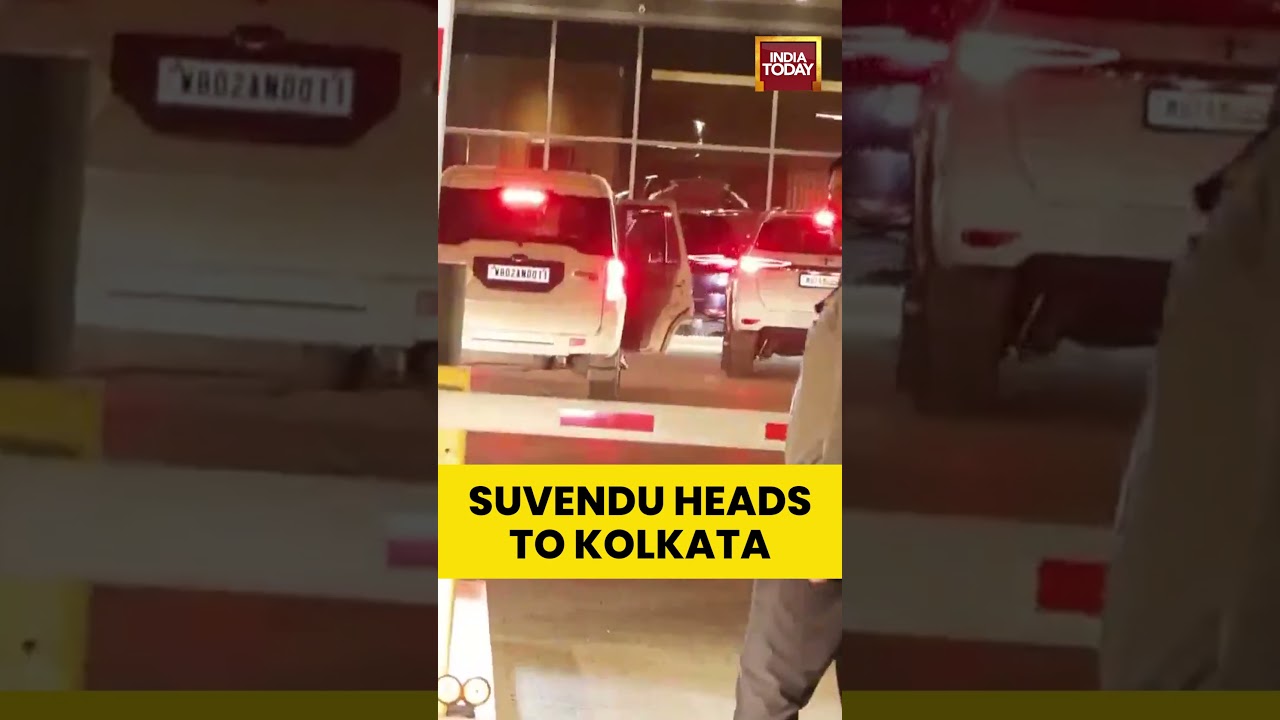 Suvendu Adhikari Arrives At Delhi Airport, Set To Depart For Kolkata After Political Meetings