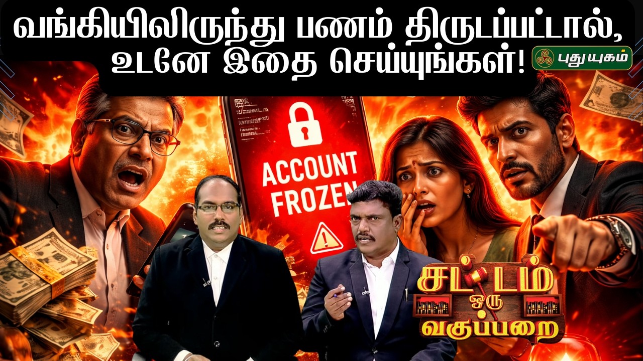 EPI 169 | வங்கியிலிருந்து பணம் திருடப்பட்டால், உடனே இதை செய்யுங்கள்! ⚠️ | SOV | சட்டம் ஒரு வகுப்பறை