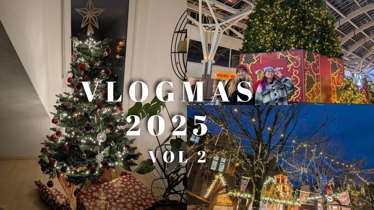 Vlogmas 2025: Exploring Frankfurt & Marburg Christmas Markets! 🎄✨