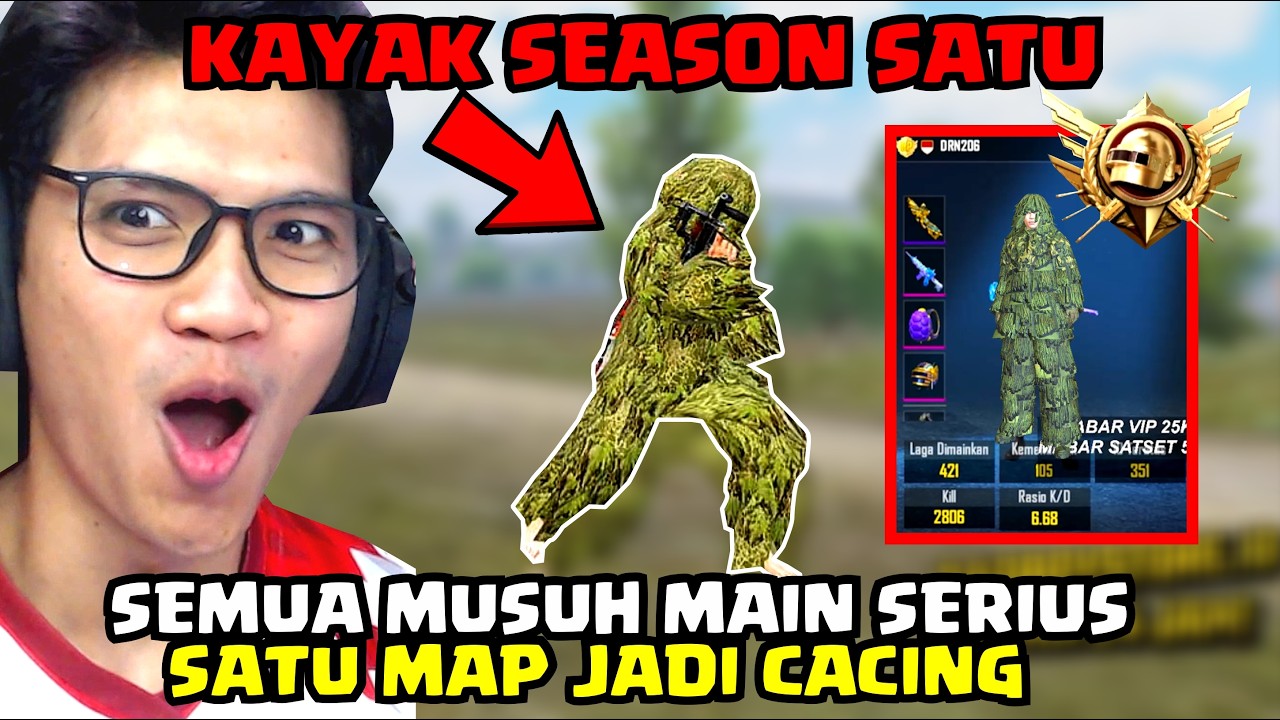 KAYAK SEASON SATU!! SEKARANG PUBG MOBILE HAMPIR TIDAK ADA BOT!! SEMUA MAIN SERIUS GARA-GARA GRADING!