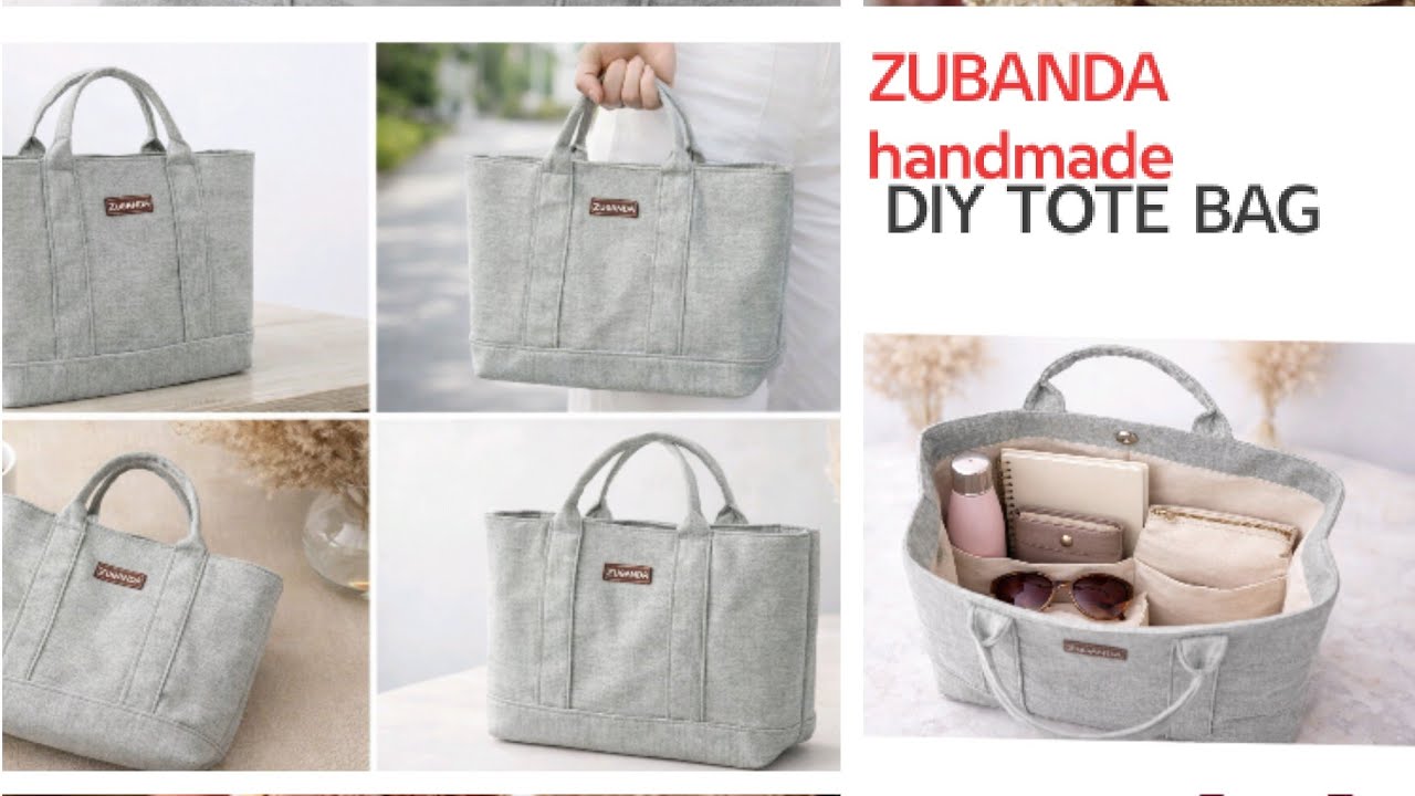 Handmade Tote Bag Stitching Process | Step-by-Step Sewing Tutorial