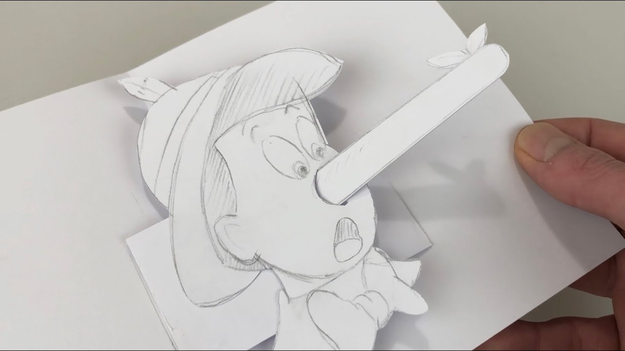 The &ldquo;Pinocchio mechanism&rdquo; pop-up card