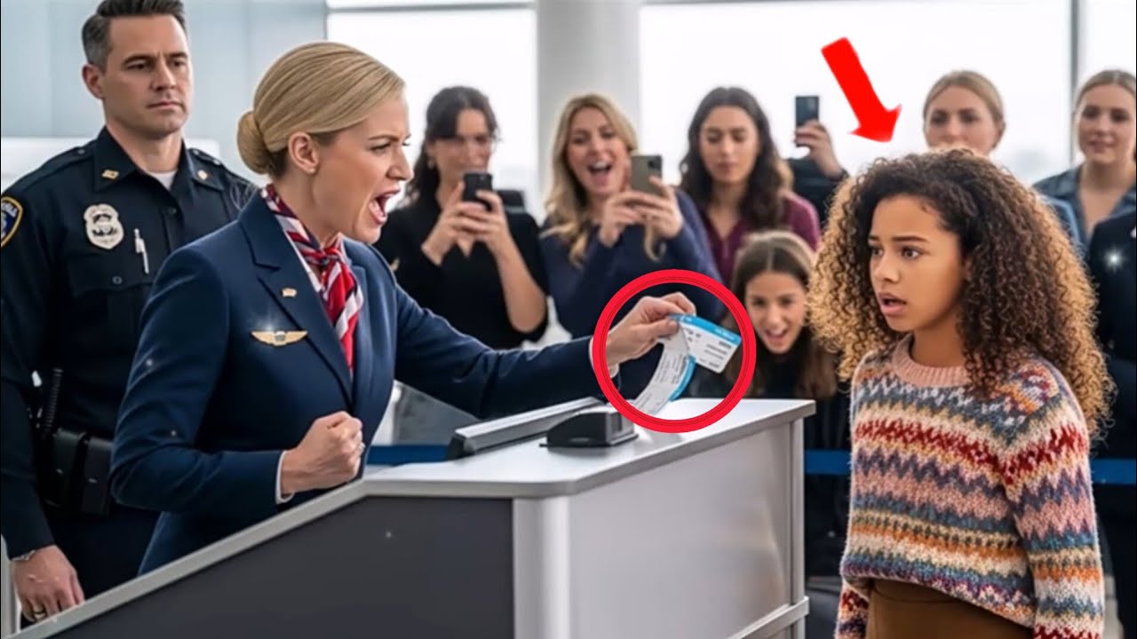 Flight Attendant Tears Up a Black Girl’s Ticket—Moments Later She Learns Her Father Owns theAirline!