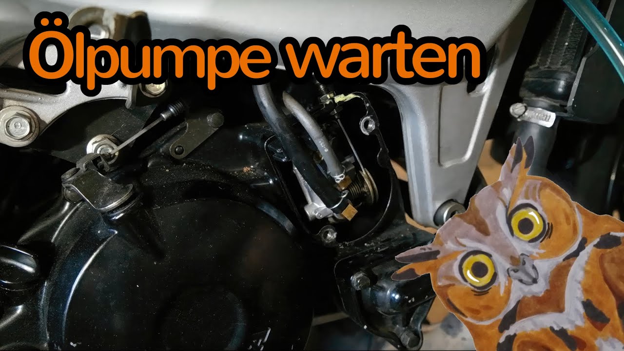 Honda NSR 125R Ölpumpe entlüften, einstellen und testen