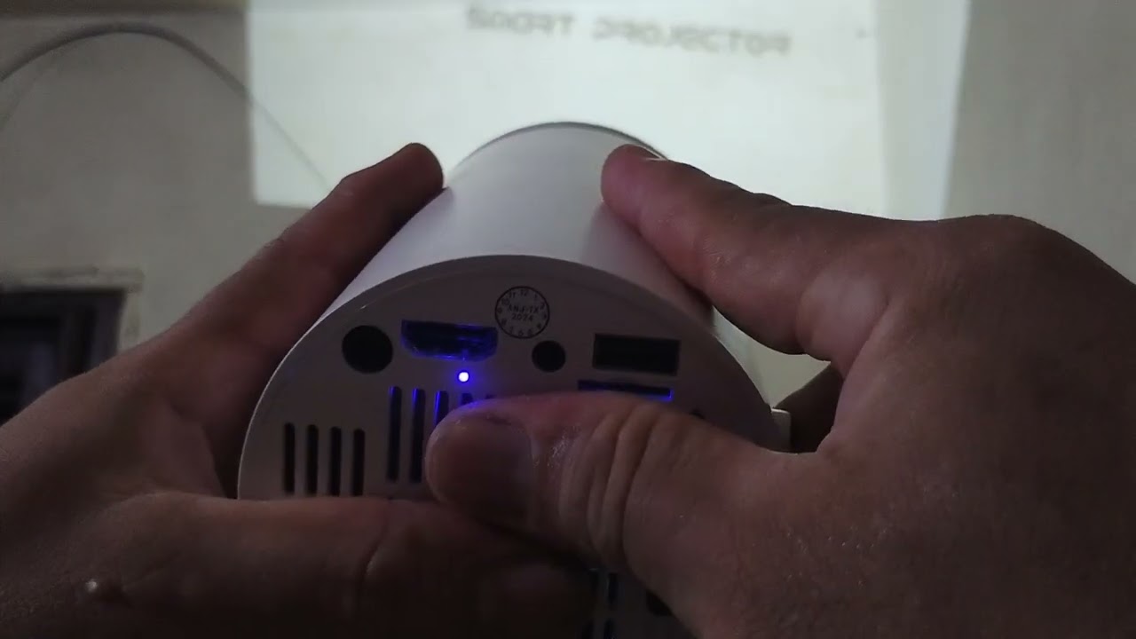 Como fazer factory reset em projetor HY300 quem não dá imagem