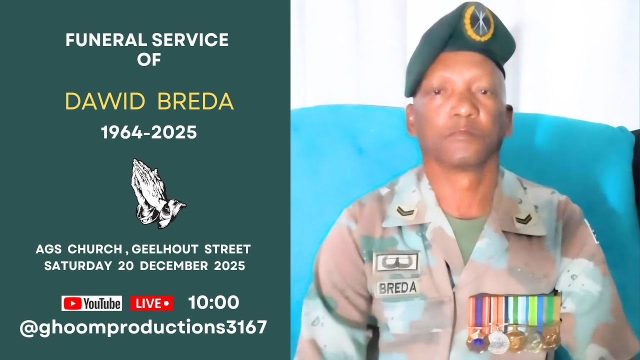 FUNERAL SERVICE OF DAWID BREDA