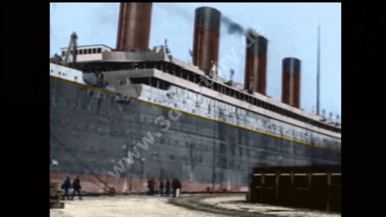 Titanic Footage Colorization 02