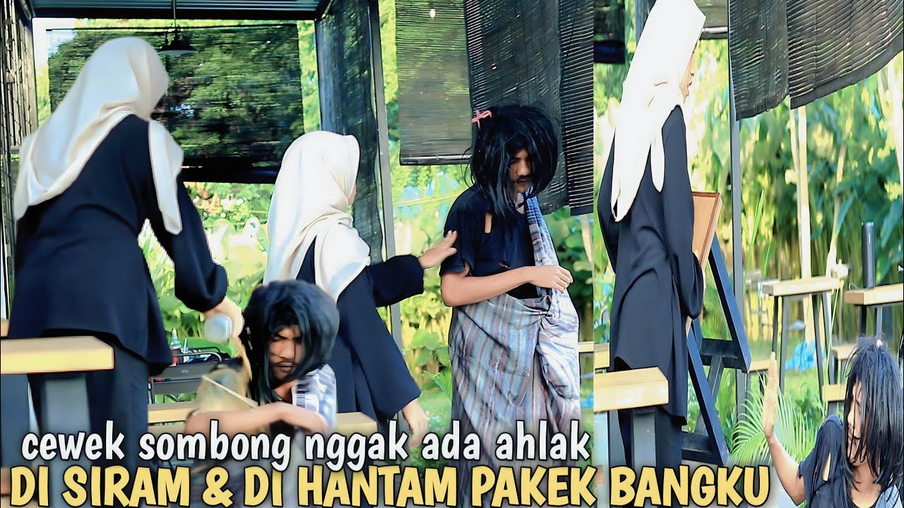 PRANK SHOLAWAT ❗ CEWEK SOMBONG MEMPERLAKUKAN GEMBEL SEPERTI BINATANG