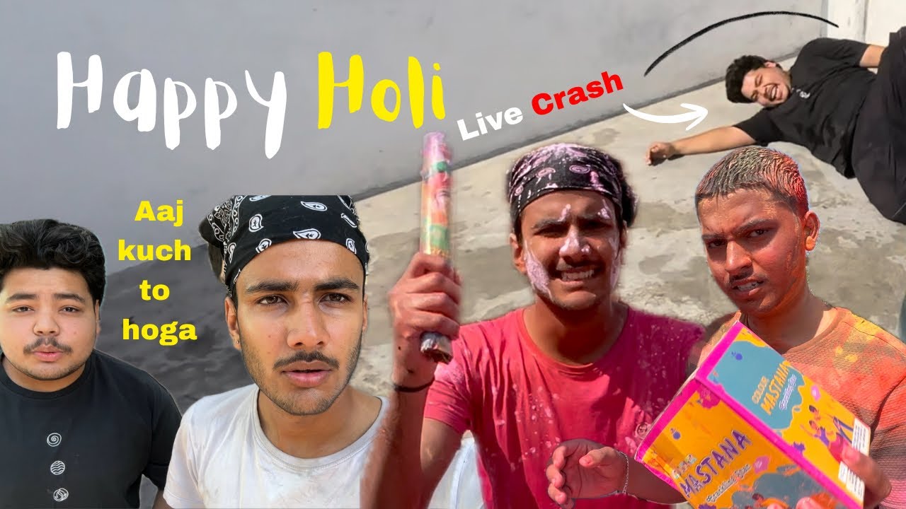 Holi party me hua live Crash | Holi party 2k26 | Manas Gupta 