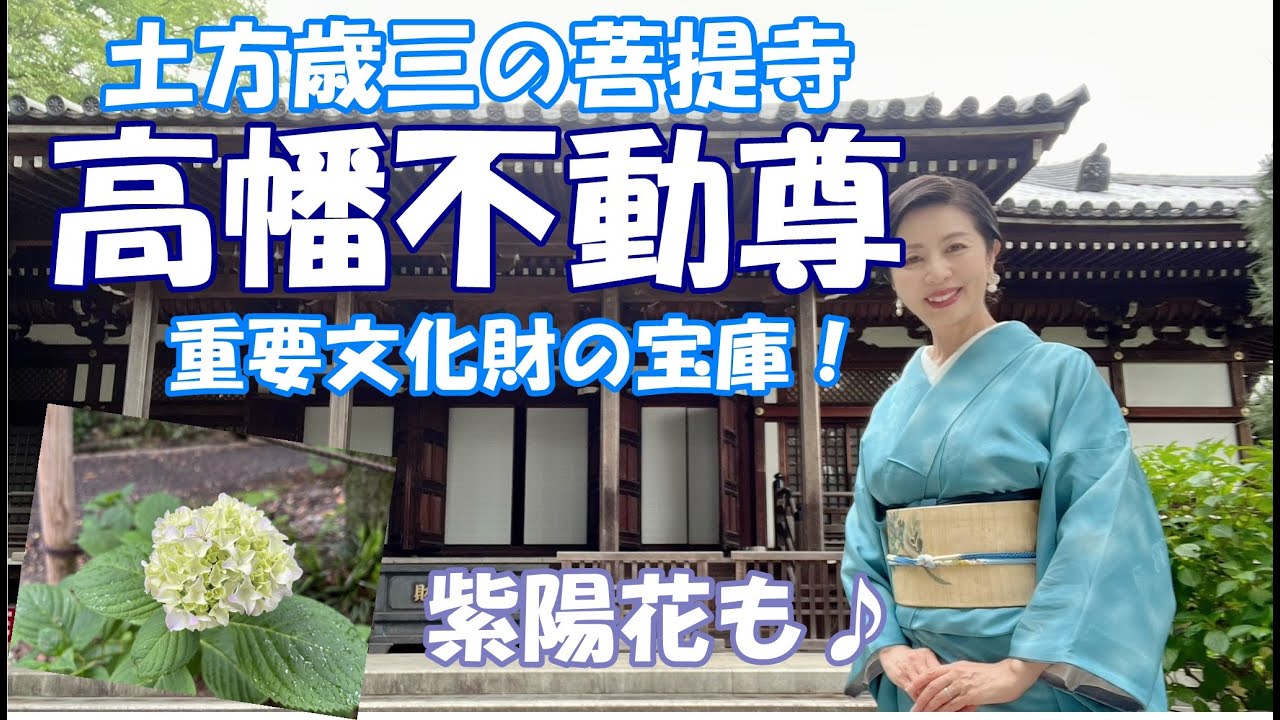 【高幡不動尊】～前編～境内は重要文化財だらけ！土方歳三ファン必見！あじさいも♪
