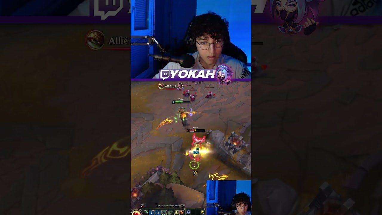 Twitch : Yokah #leagueoflegends #gaming