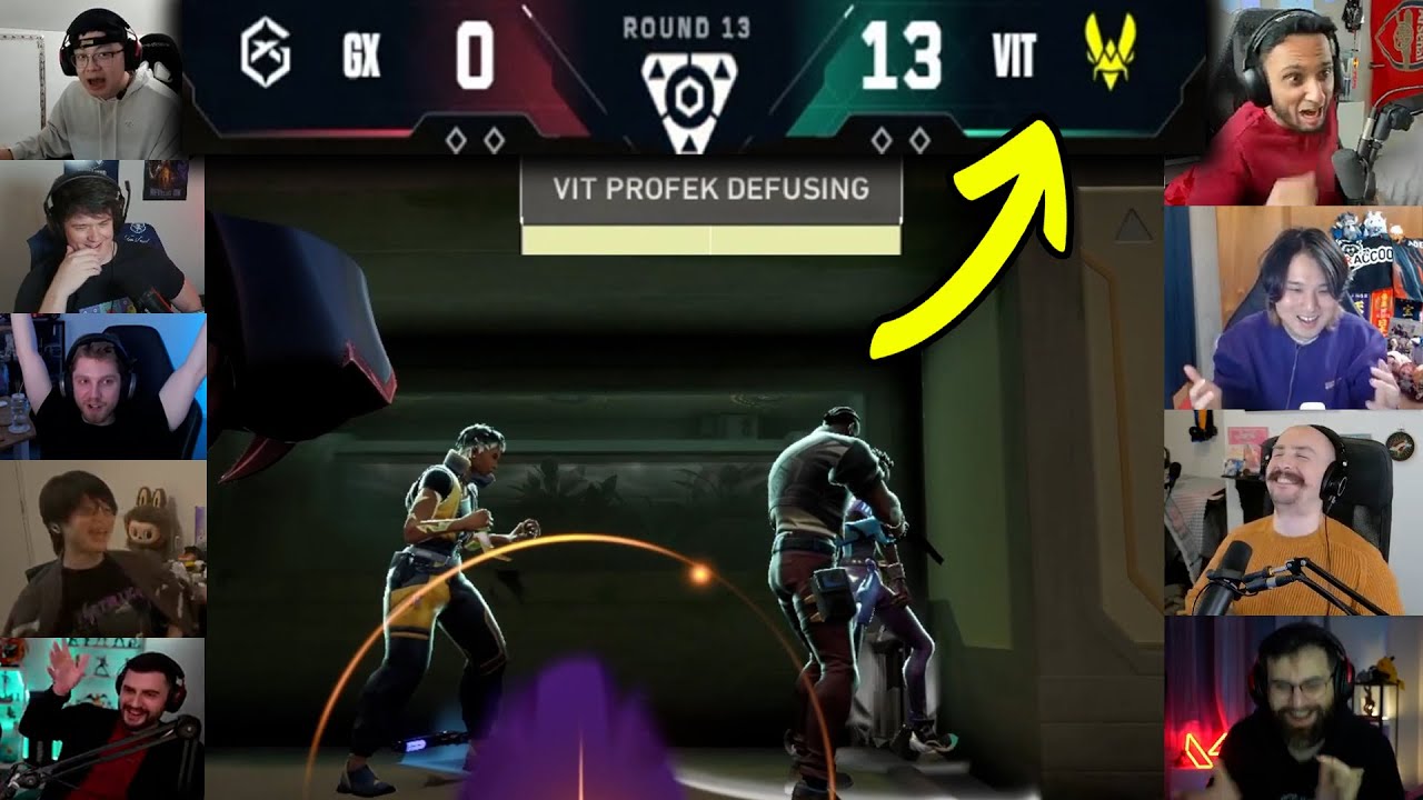 Valorant Streamers Reacts To Vitality 13-0 GIANTX In VCT