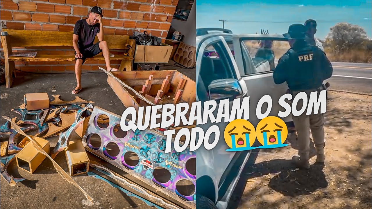 DESTRUÍRAM A S10 GRANDONA E FOI PRESA PELA PRF !
