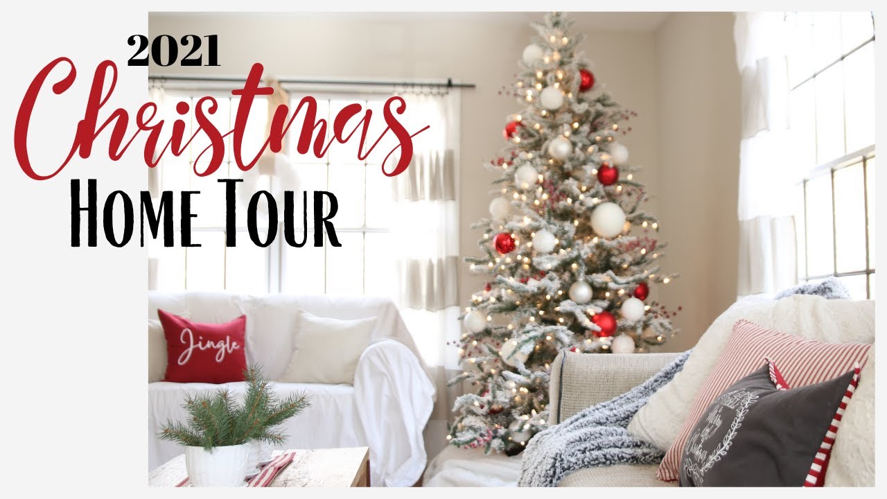 Christmas Home Tour 2021 ~ White Cottage Christmas ~ Christmas Home Decor