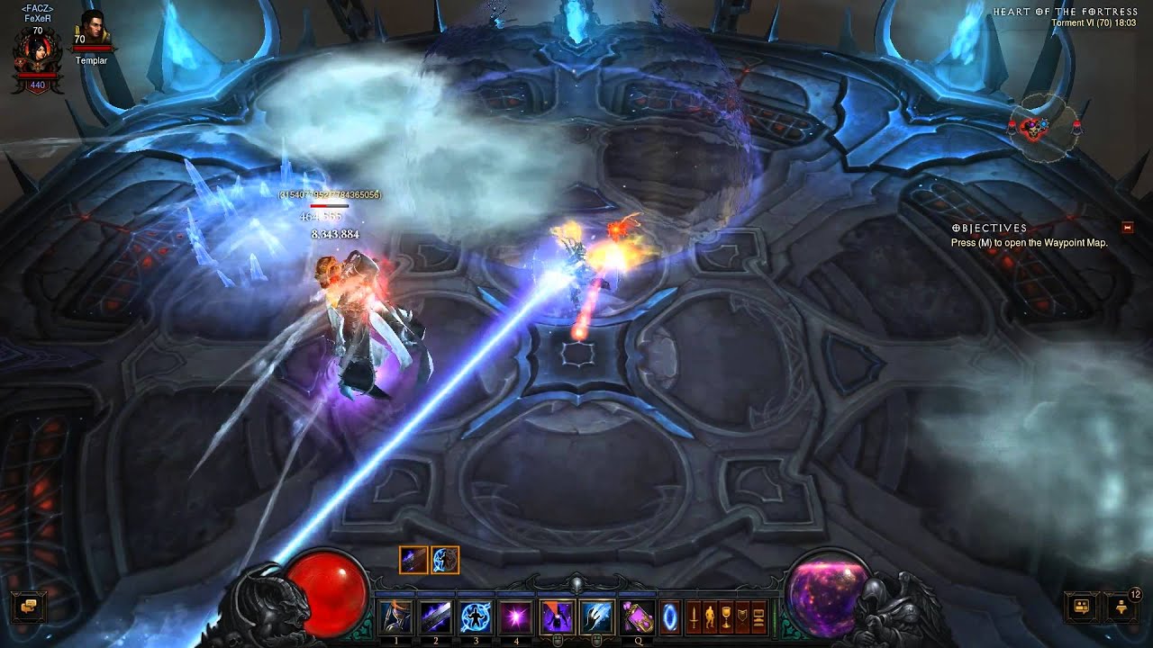 Solo fast kill Malthael Torment 6 by Wizard (2.2M cold DPS)