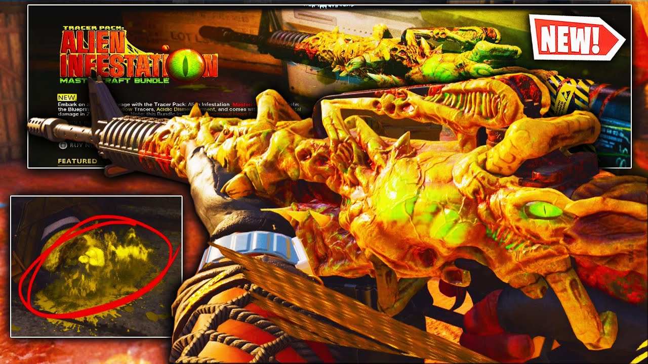 the NEW TRACER PACK ALIEN INFESTATION MASTERCRAFT BUNDLE in COLD WAR & WARZONE! 🔥