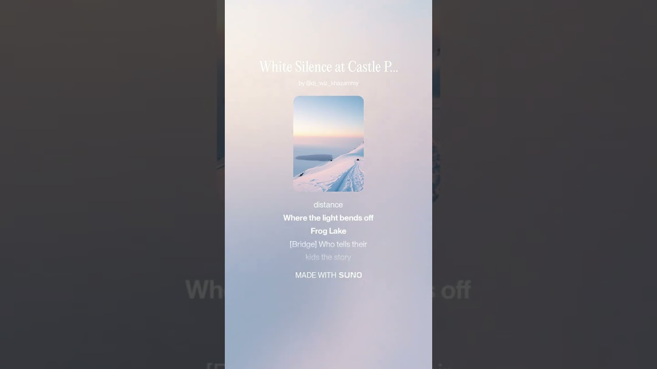 White Silence at Castle Peak