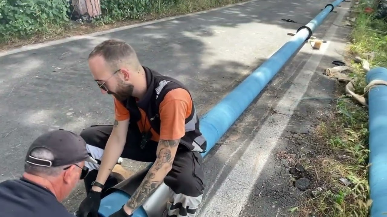 800 m DN200 PFA 40 TOC Fiumicino TRM trenchless technology