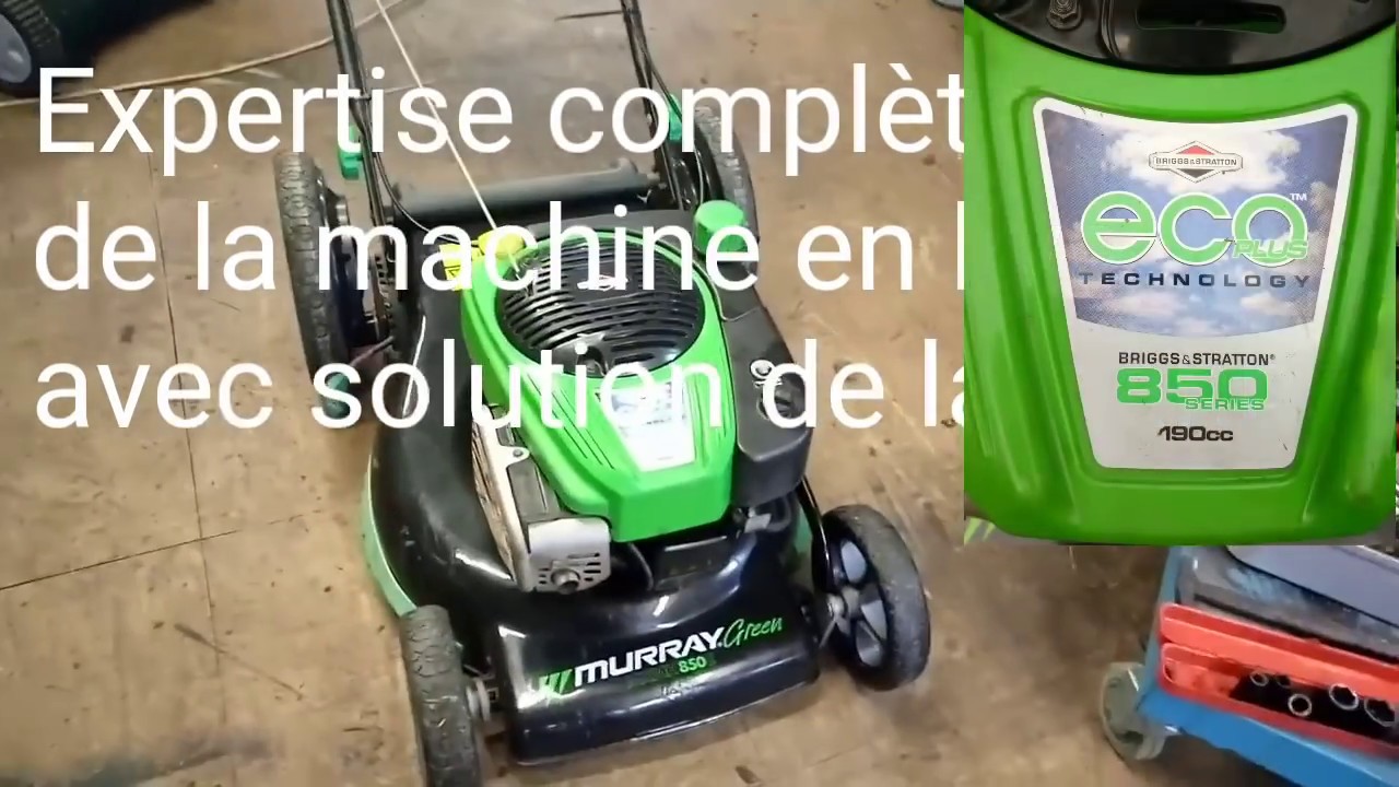 Tondeuse Briggs Murray probleme allumage clavette villebrequin pas a pas