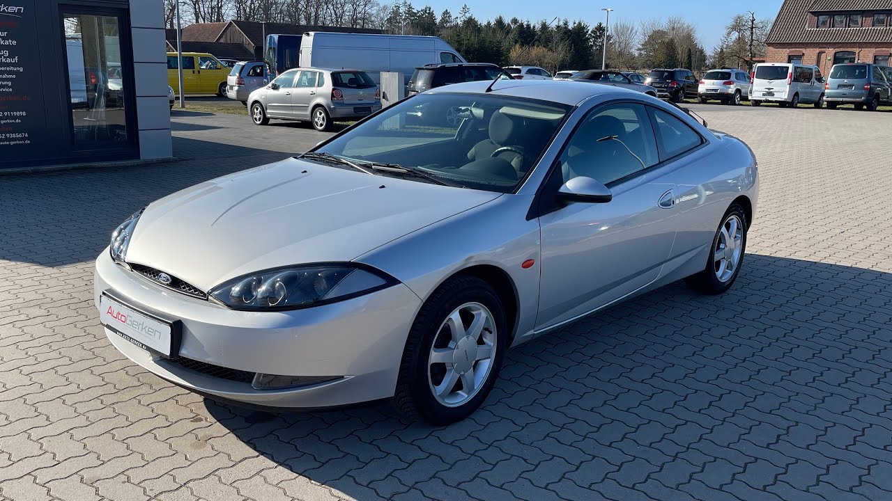 Ford Cougar 2.0 aus 2. Hand nur 79.374 KM TÜV NEU Klimaautomatik in silbermetallic